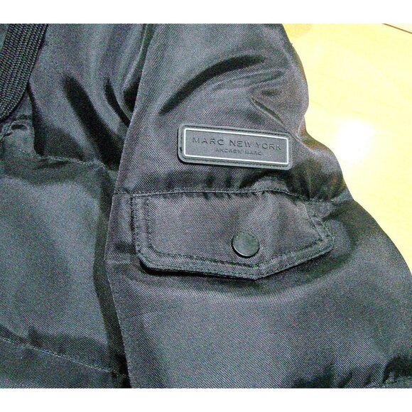 Marc New York by Andrew Marc Women's Winter Hooded Puffer Basic Coat Black Sz S - Picture 5 of 12